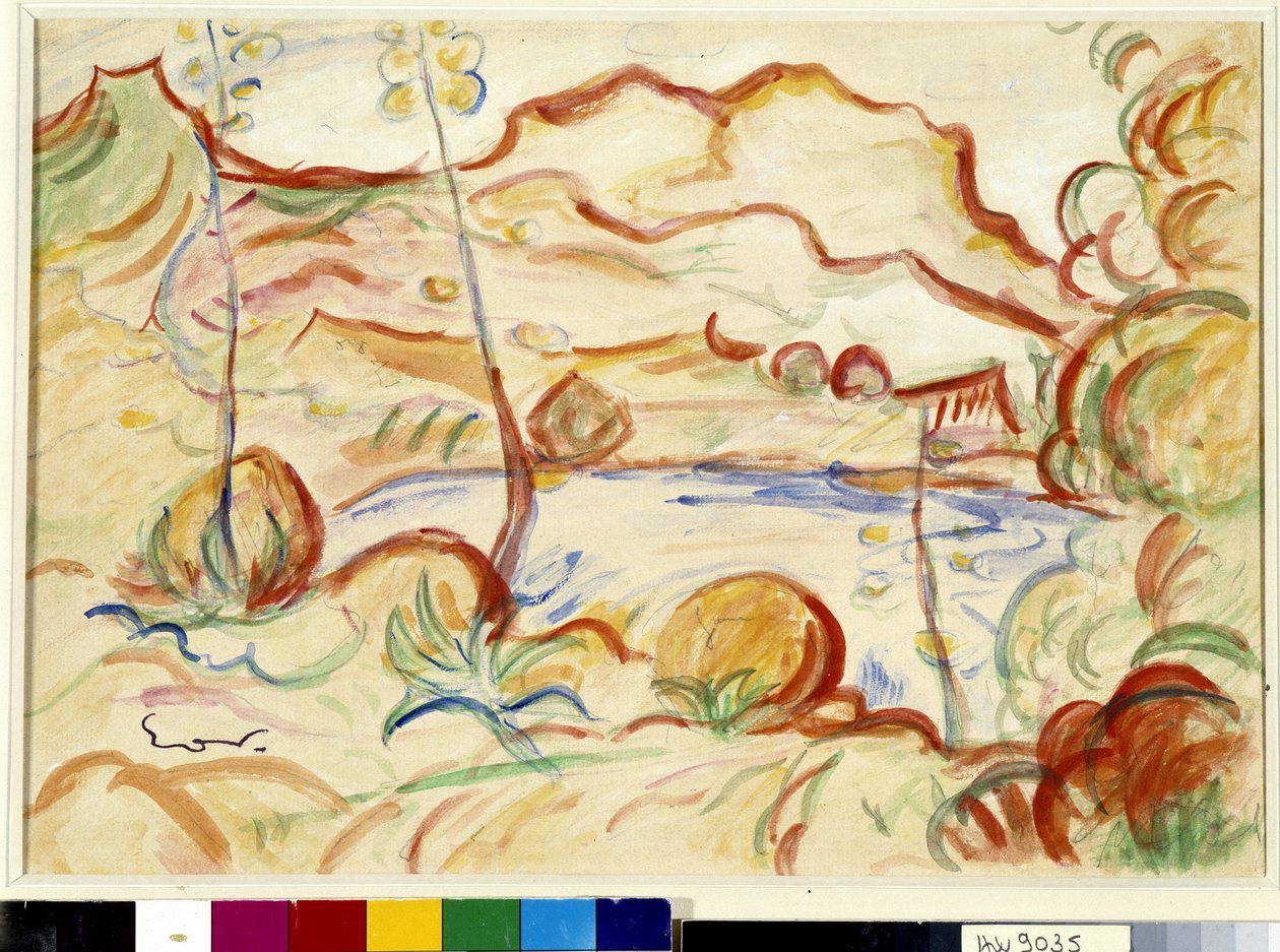 Cassis'in Görünümü, Cap Canaille by Achille Emile Othon Friesz