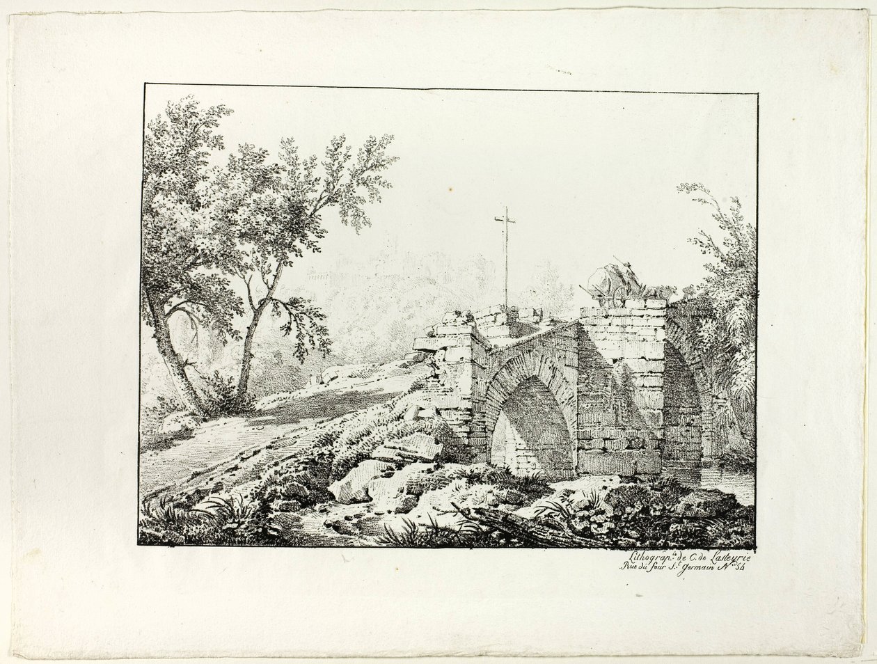 Köprülü Manzara by Achille Etna Michallon