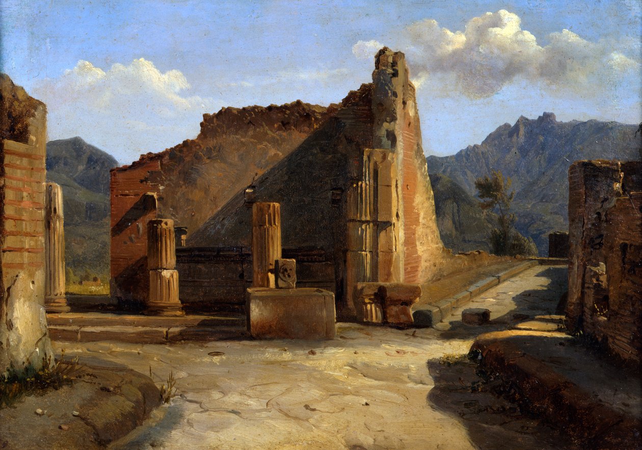 Pompeii Forumu, c1816-1822 by Achille Etna Michallon