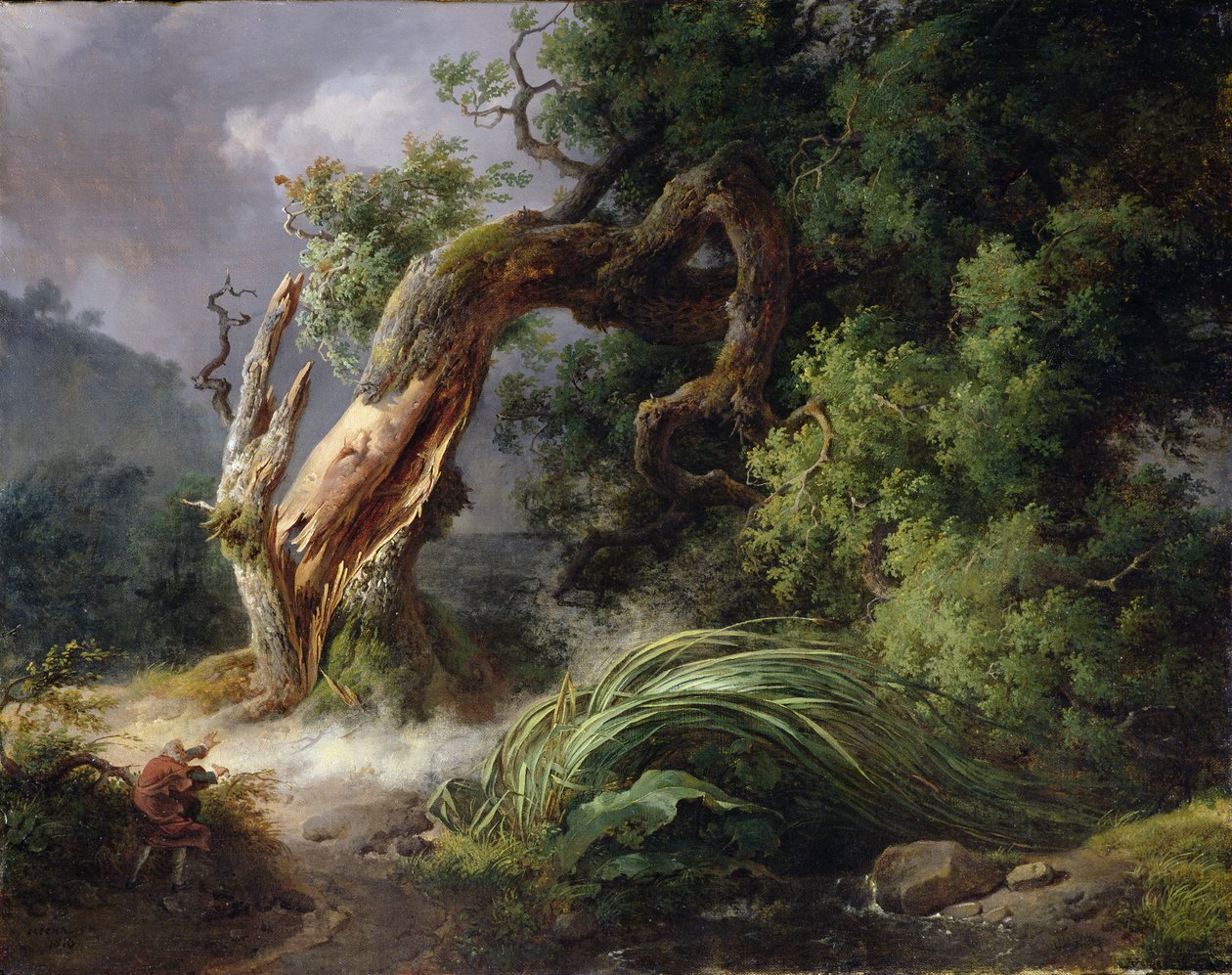 Meşe ve Kamış, 1816 by Achille Etna Michallon