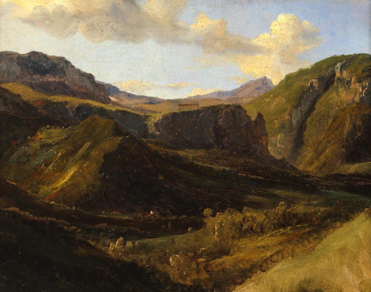 Segeste Tapınağı, c1810-1822 by Achille Etna Michallon