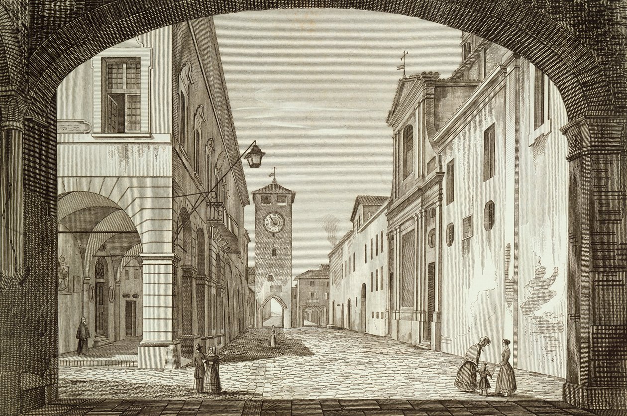 Achille Parboni (1783-1841), İtalya tarafından oyulmuş Ravenna Elçiliği