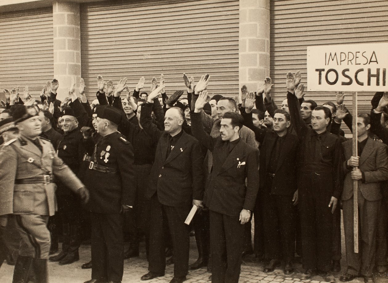 Mauro Toschi fu Ulisse şirketinin inşaat işçileri, Bologna