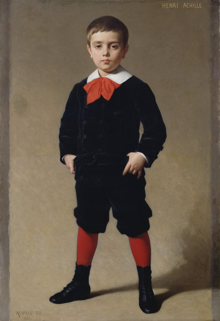 Sanatçının oğlu Henri Achille