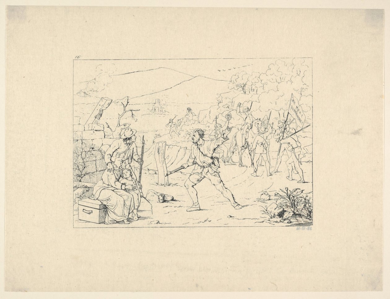 Konfederasyon Savaş Gravürlerinden Gerilla Gruplarının Oluşumu, 1861-63. by Adalbert John Volck