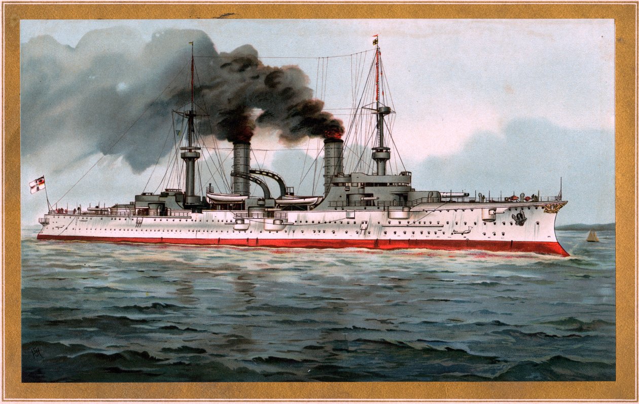 S.M. Büyük kruvazör Prens Bismarck by Adam Cuerden