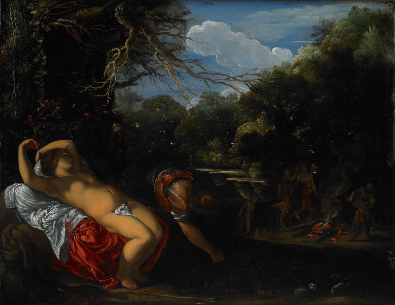 Apollon ve Coronis by Adam Elsheimer