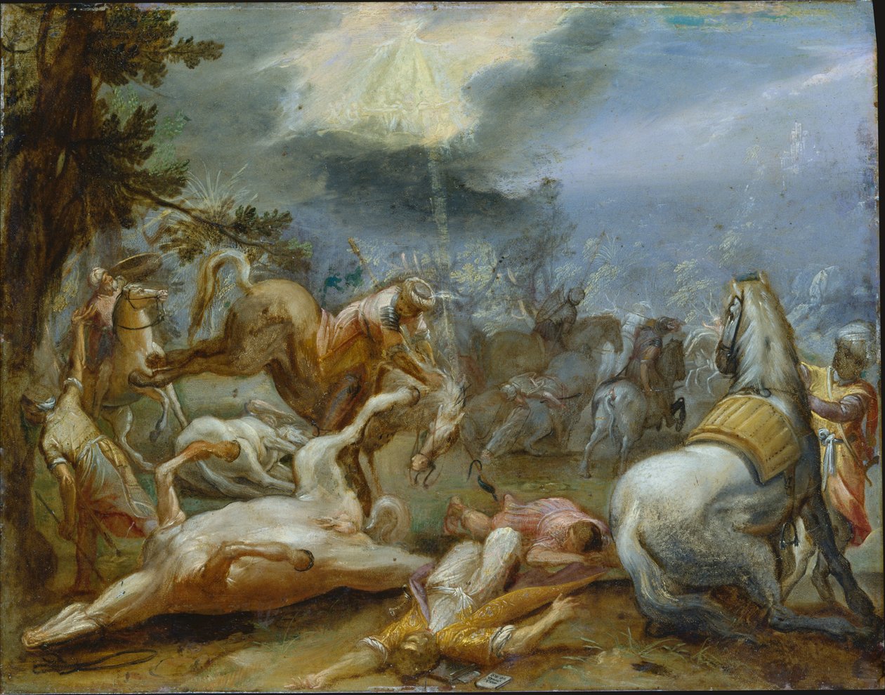 Aziz Paul Dönüşümü by Adam Elsheimer