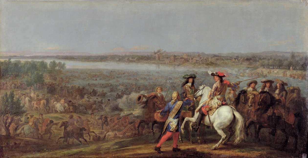 Ren Nehri Geçişi, 12 Haziran 1672 by Adam Frans van der Meulen