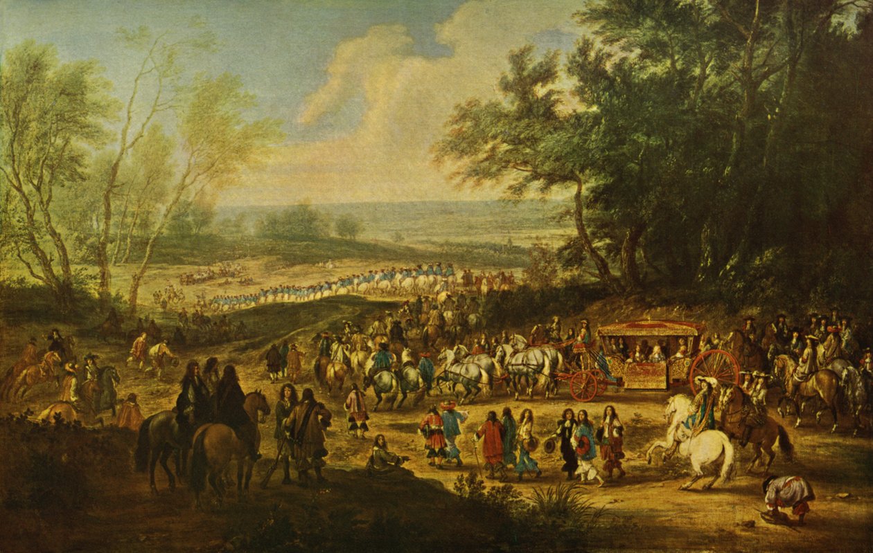Kralı XIV.Louis by Adam Frans van der Meulen