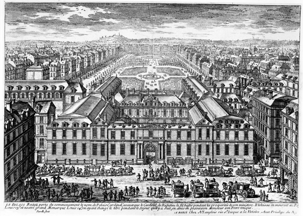 Palais-Royal, Paris, c. 1680 by Adam Perelle