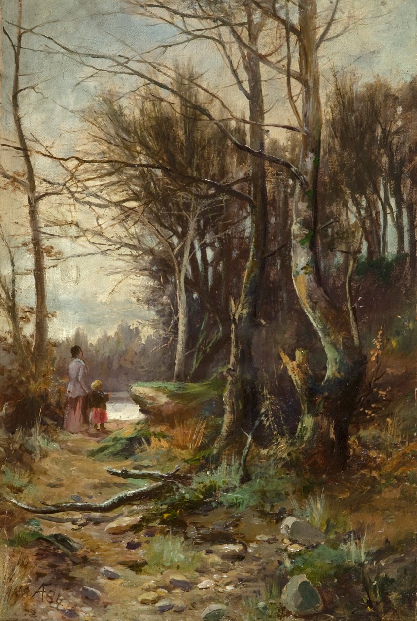 Nehrin Kıyısında, Blairgowrie by Adam Barnet Fairweather