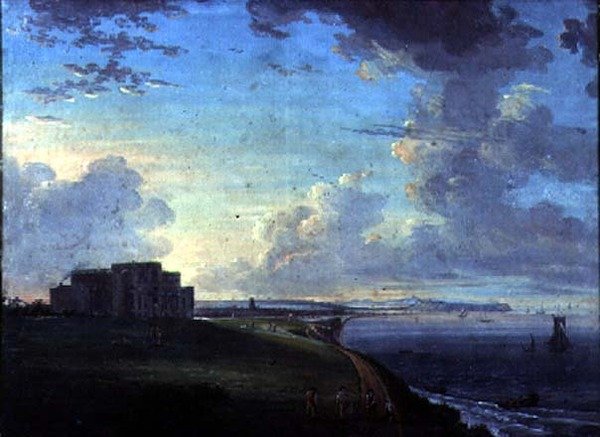 Highcliffe, Christchurch yakınlarında, Dorset, Doğudan Bute Markisinin Koltuğu by Adam Callander
