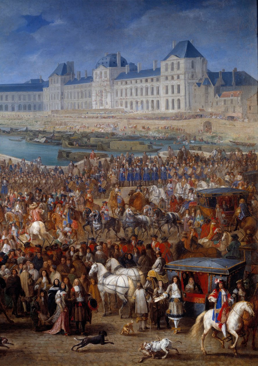 Avlu ve piçler. Louis XIV (1638-1715) Pont Neuf