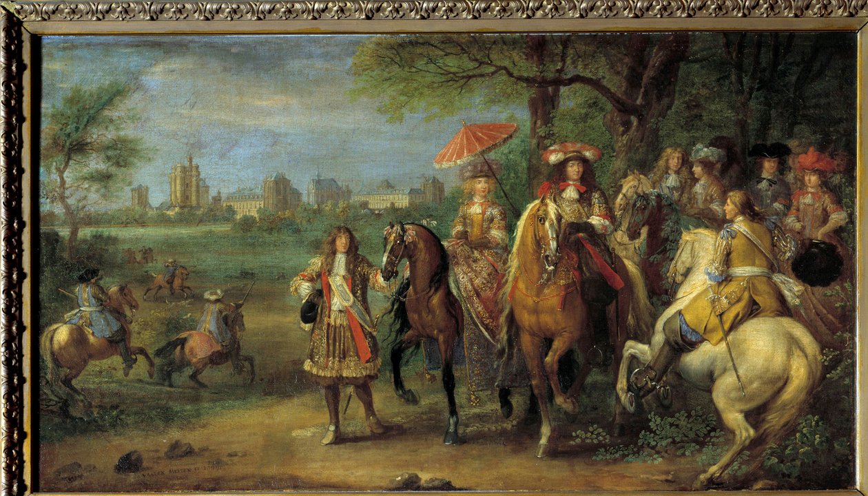 Kral Louis XIV (1638-1715) ve Avusturya Kraliçesi Marie-Therese (1638-1683) 1669