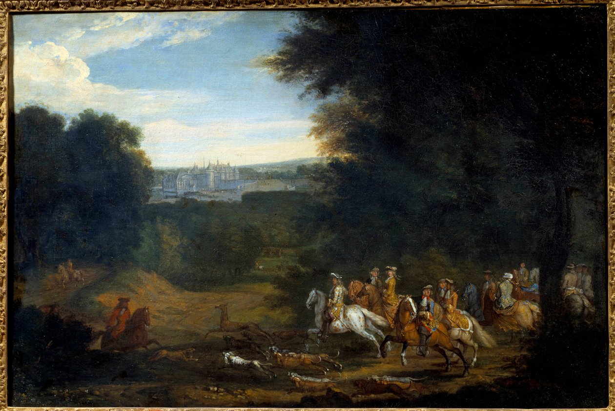 Louis XIV avlanıyor. Adam Francois Van Der Meulen