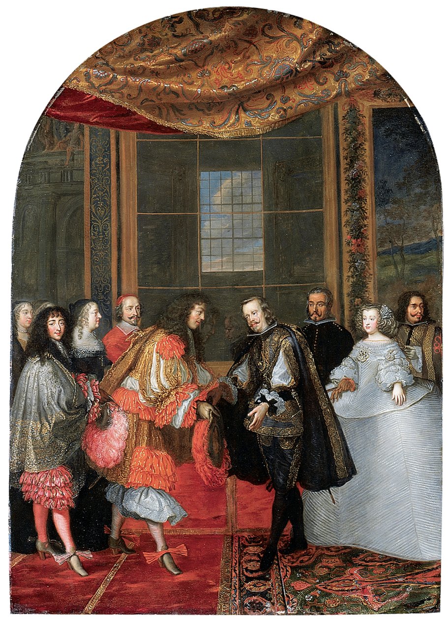 Krallar Philip IV ve Louis XIV Arasındaki Toplantı Sülün Adası
