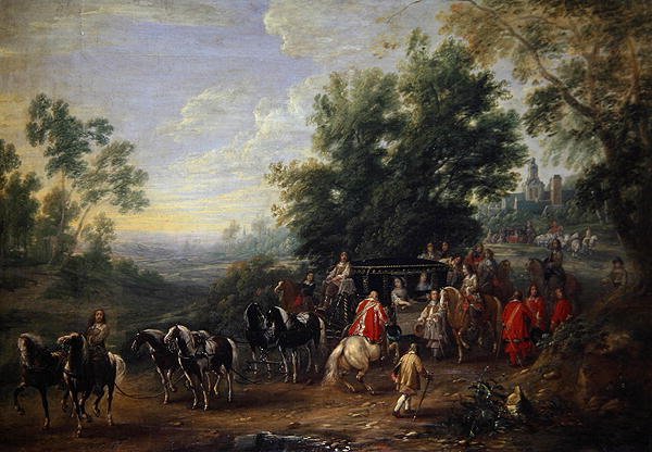 Bir Prensesin Gezici Alayı by Adam Frans van der Meulen