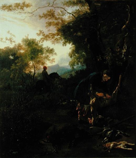 Kovalamacadan Sonra (tuval üzerine yağlı boya) by Adam Pynacker