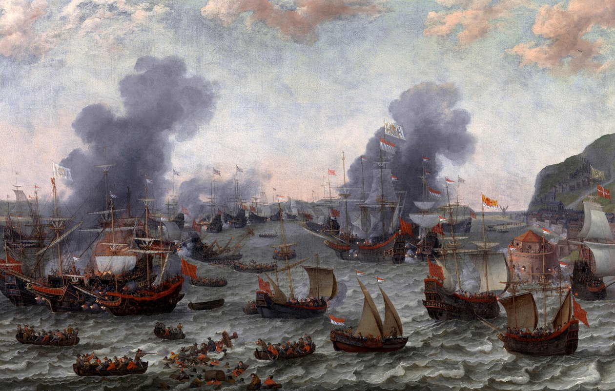 Seksen Yıl Savaşı sırasında Cebelitarık Muharebesi (Hollanda veya dilencilerin isyanı) by Adam Willaerts
