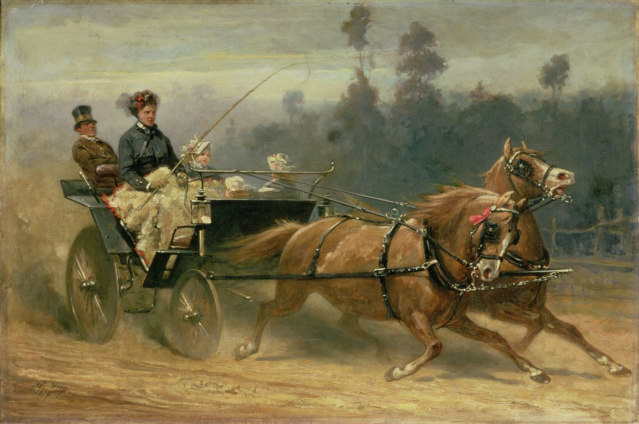 Madam Celestine Nichols, Torunlarıyla Richmond Park
