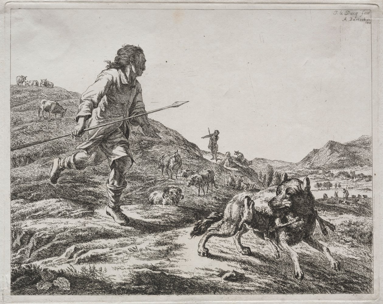 Kurt Kovalayan Çoban, 1803. by Adam von Bartsch