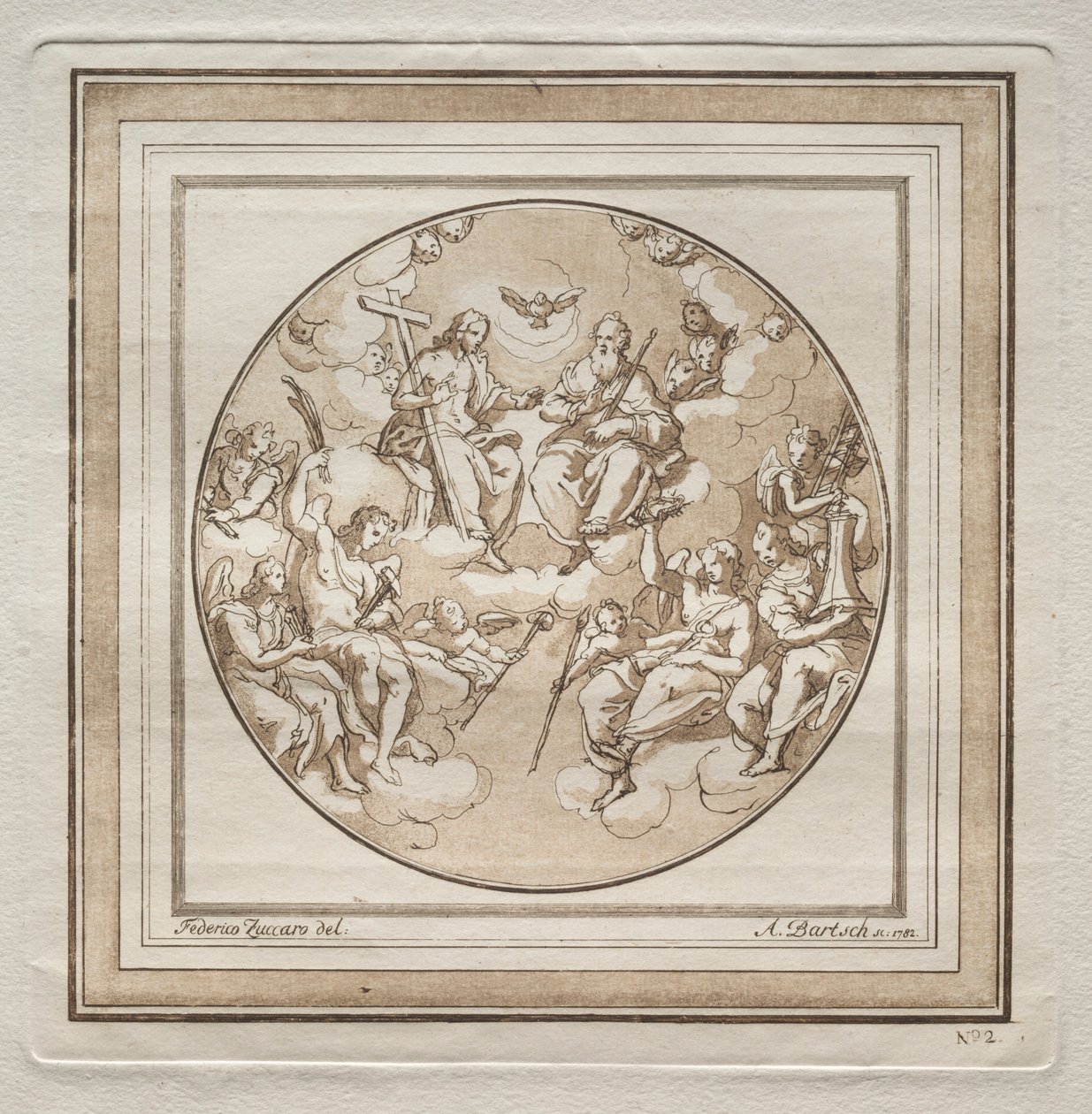 Üçlü Birlik, 1782. by Adam von Bartsch