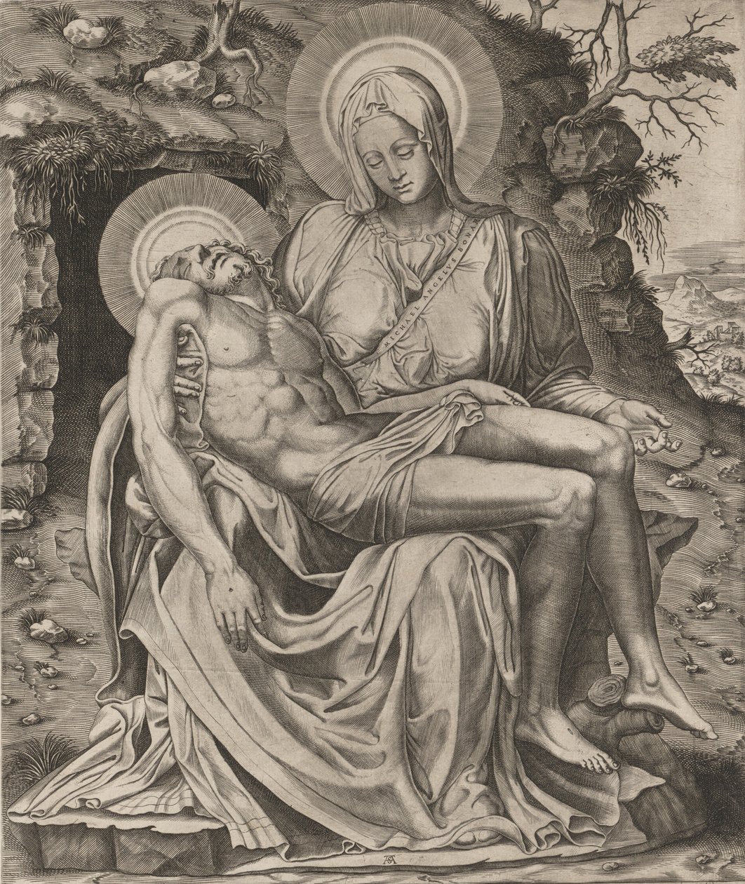 Vatikan Pieta, 1566. by Adamo Scultori
