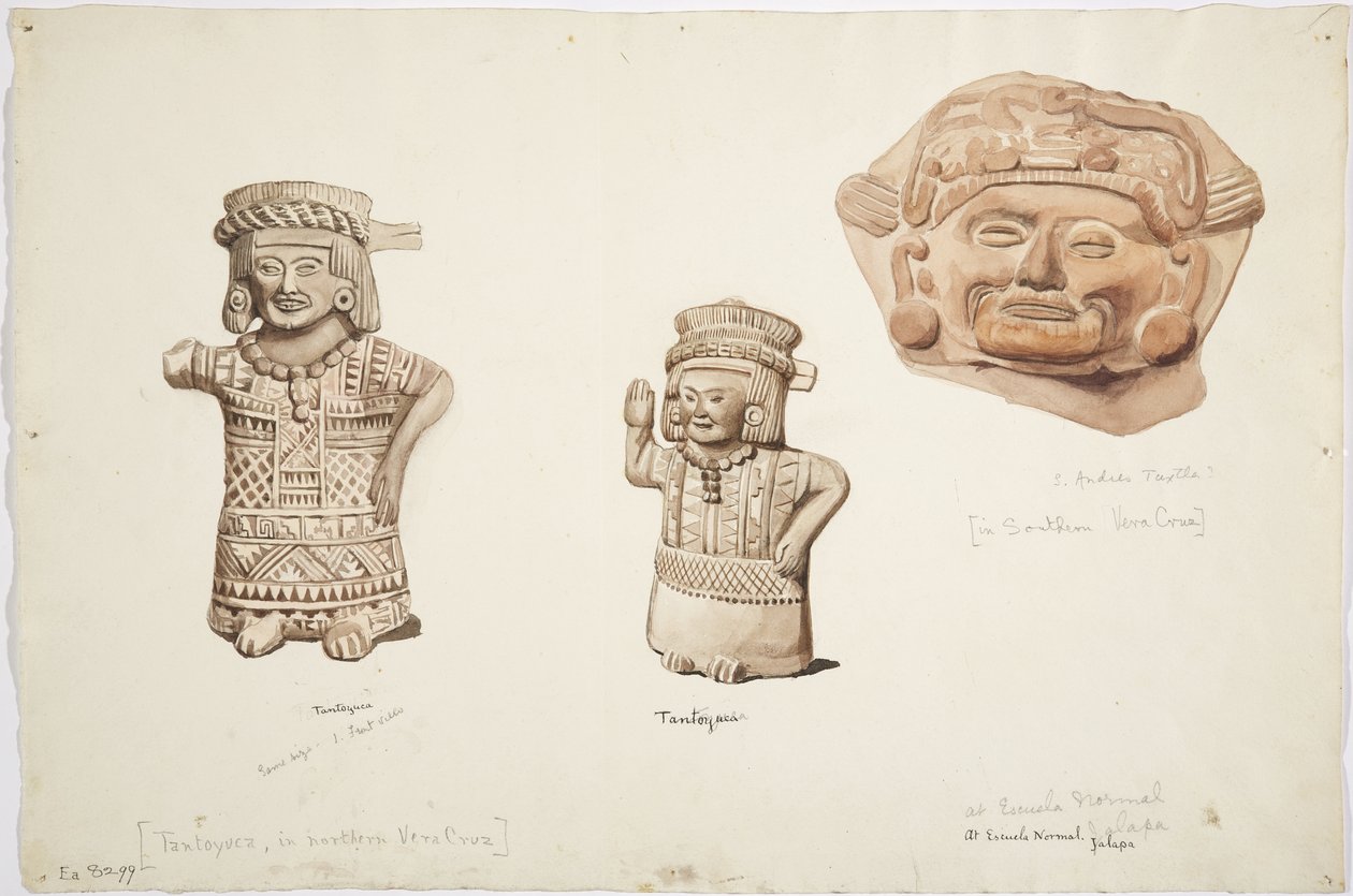 Figürler, Veracruz (suluboya) by Adela Breton