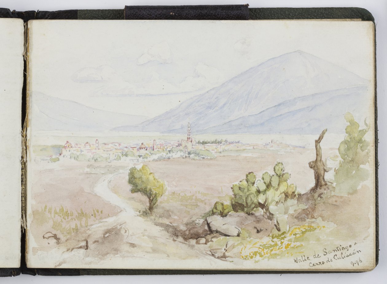 Suluboya Eskiz Defteri, Çizimler ve Notlar, Meksika, 1896-1898 (suluboya) by Adela Breton
