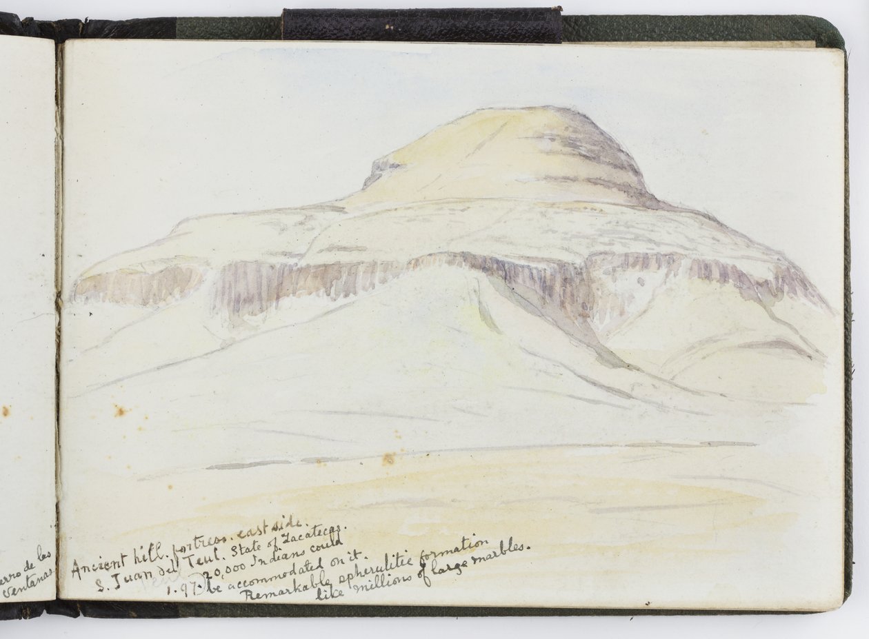 Suluboya Eskiz Defteri, Çizimler ve Notlar, Meksika, 1896-1898 (suluboya) by Adela Breton