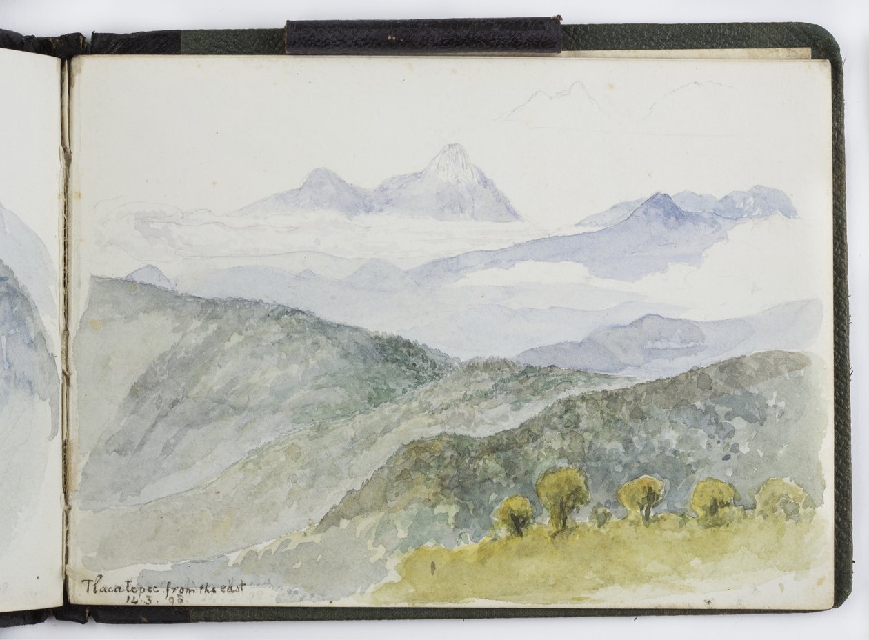 Suluboya Eskiz Defteri, Çizimler ve Notlar, Meksika, 1896-1898 (suluboya) by Adela Breton