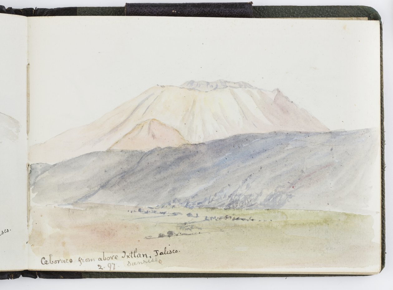 Suluboya Eskiz Defteri, Çizimler ve Notlar, Meksika, 1896-1898 (suluboya) by Adela Breton