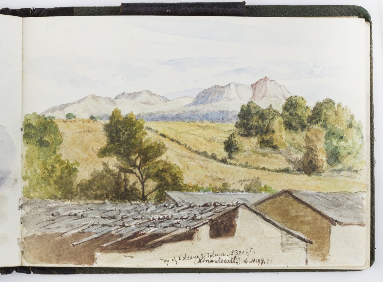Suluboya Eskiz Defteri, Çizimler ve Notlar, Meksika, 1896-1898 (suluboya) by Adela Breton