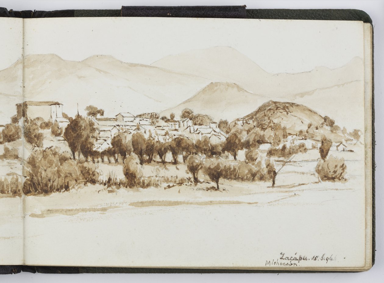 Suluboya Eskiz Defteri, Çizimler ve Notlar, Meksika, 1896-1898 (suluboya) by Adela Breton