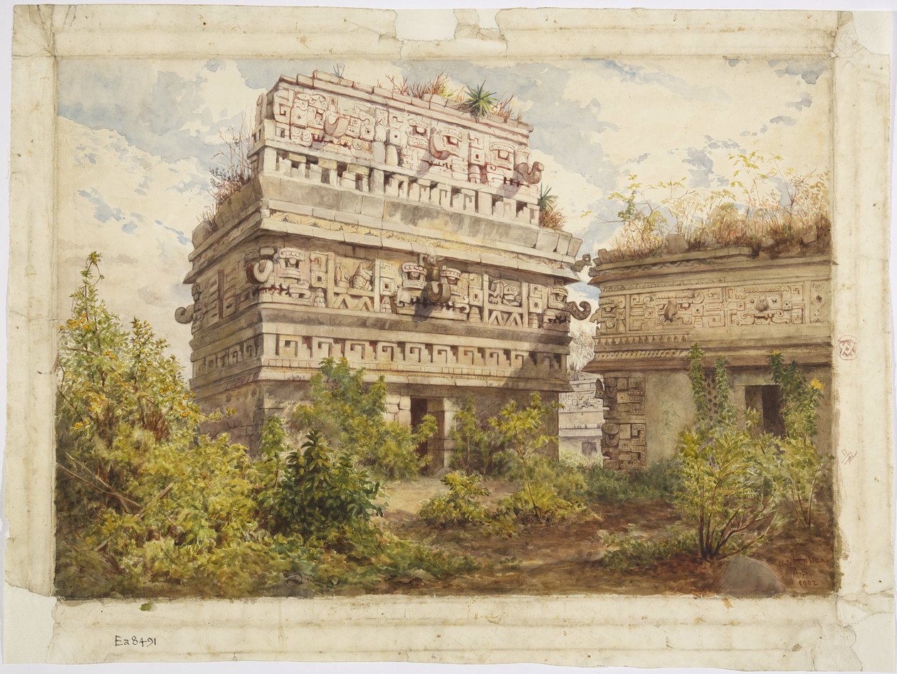 Chichen Itza, Yucatan, Meksika Harabeleri Iglesia