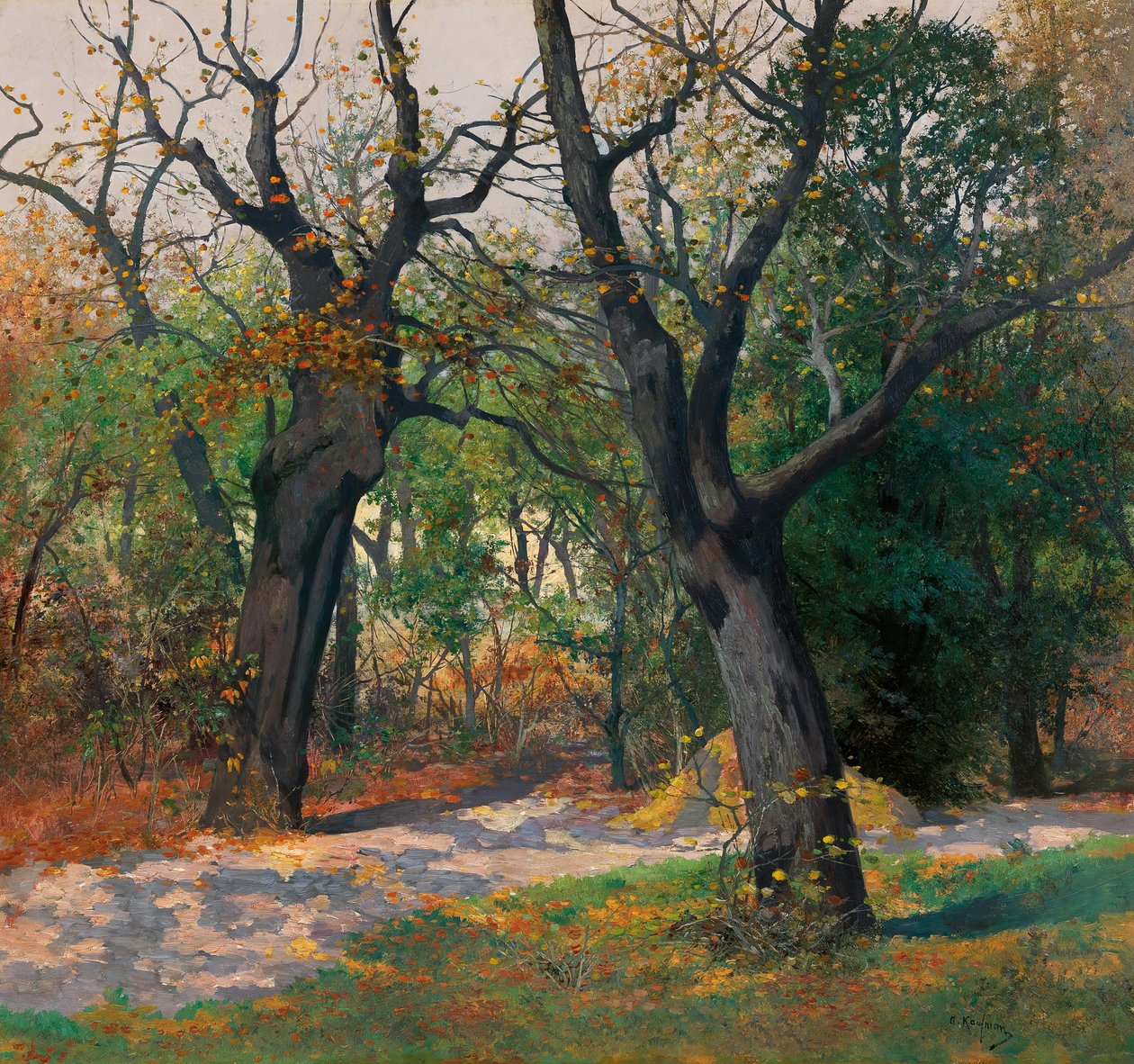 sonbahar sabahı by Adolf Kaufmann