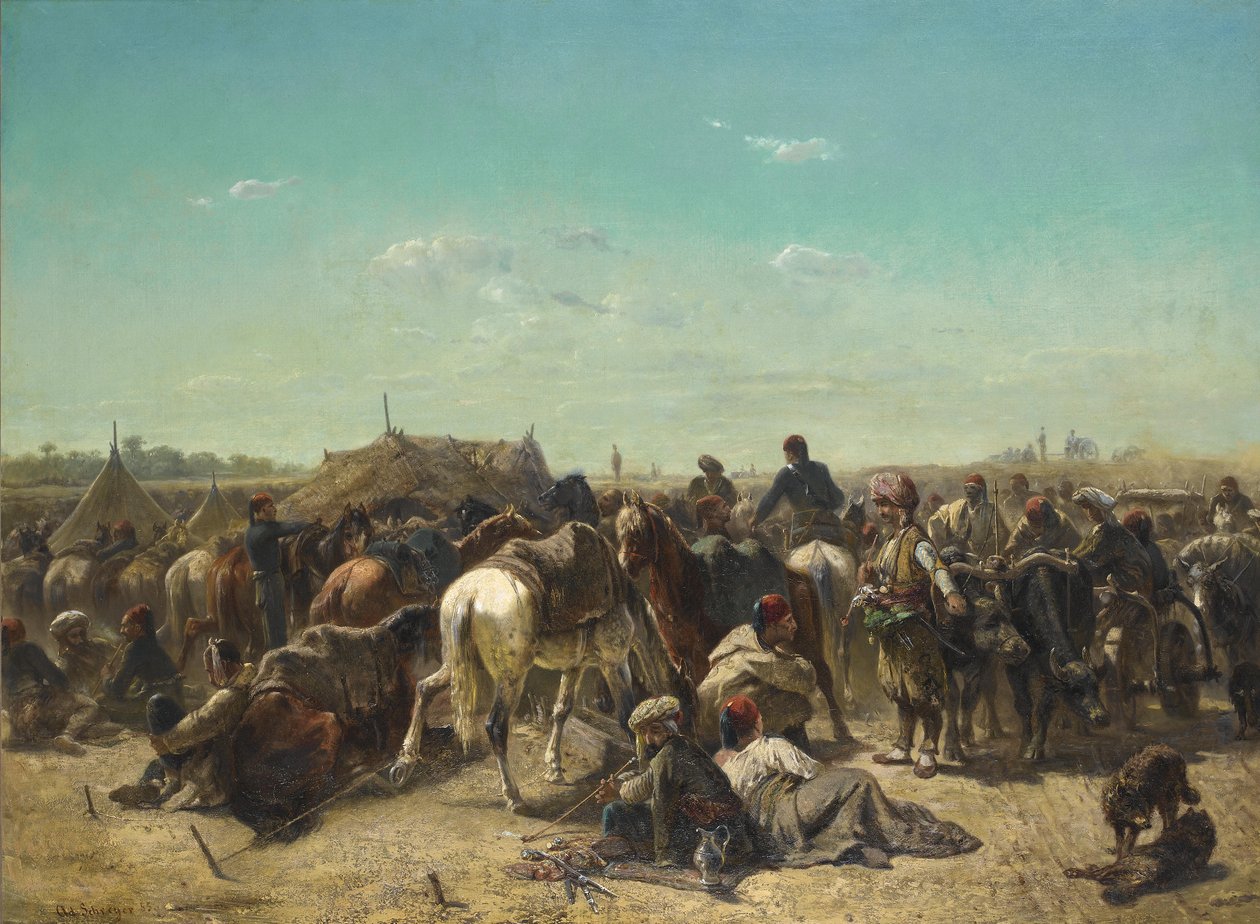 kamp by Adolf Schreyer