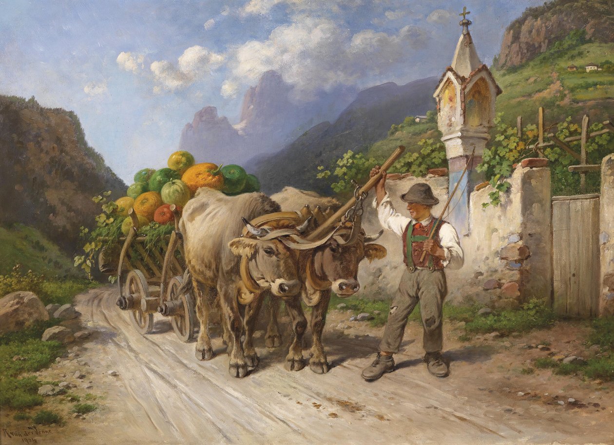 zengin hasat by Adolf van der Venne