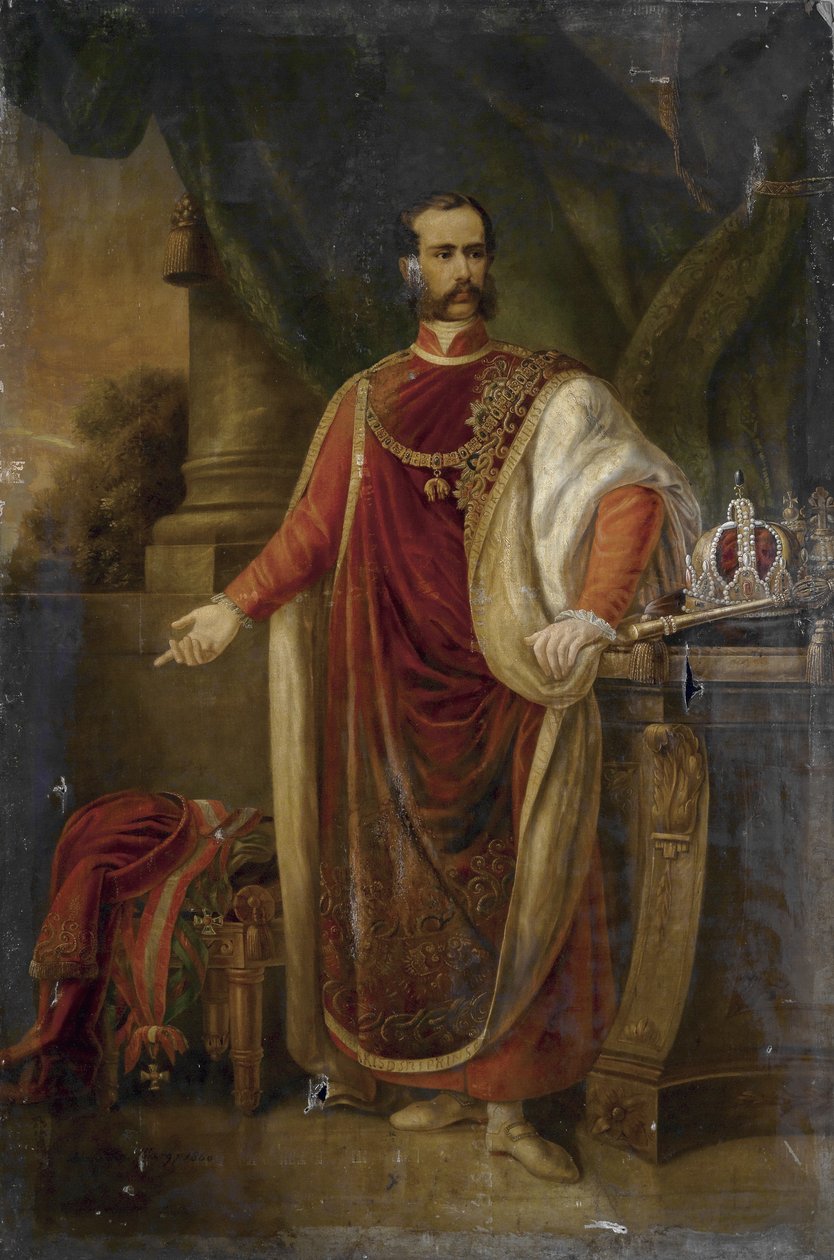 Kaiser Franz Joseph I by Adolf von Schallberg