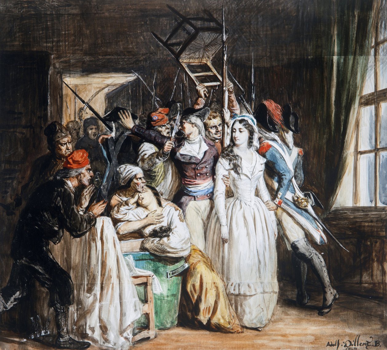 Bilinmeyen resim by Adolf Alexander Dillens
