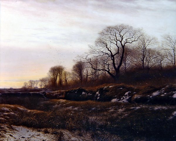 Bir Kış Günü by Adolf Alfred Larsen