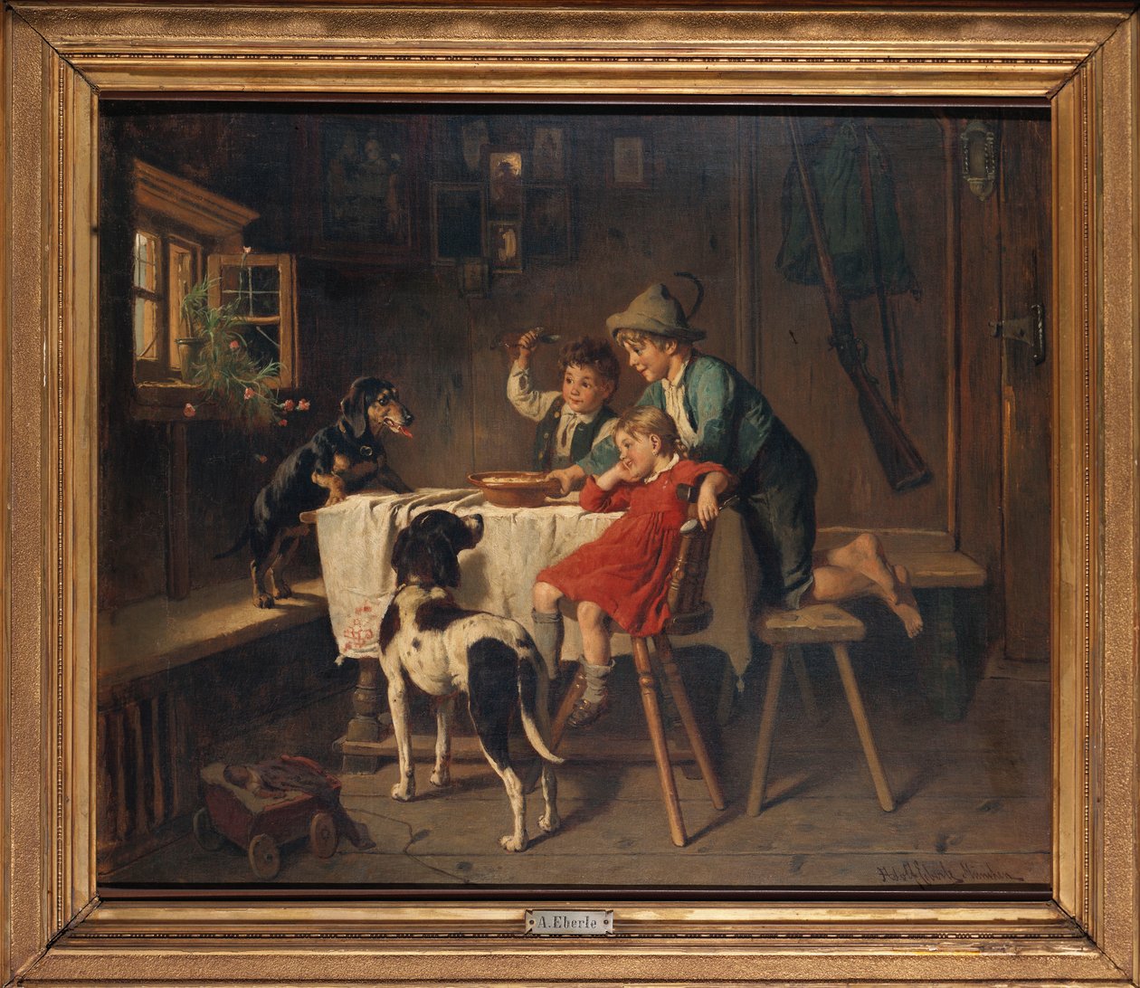 Kahvaltı zamanı by Adolf Eberle