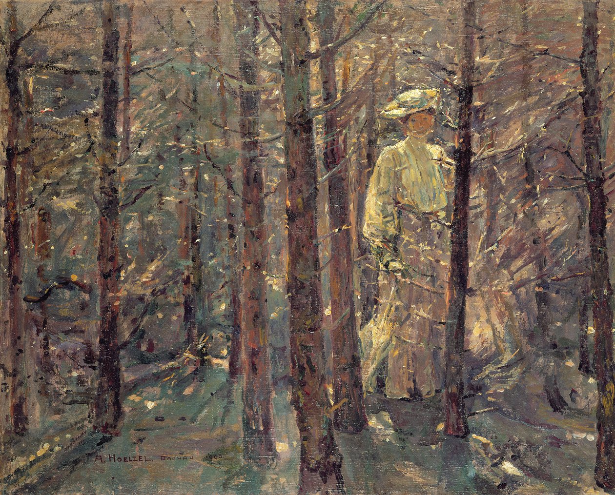 Ormandaki Kadın, 1906 by Adolf Hoelzel