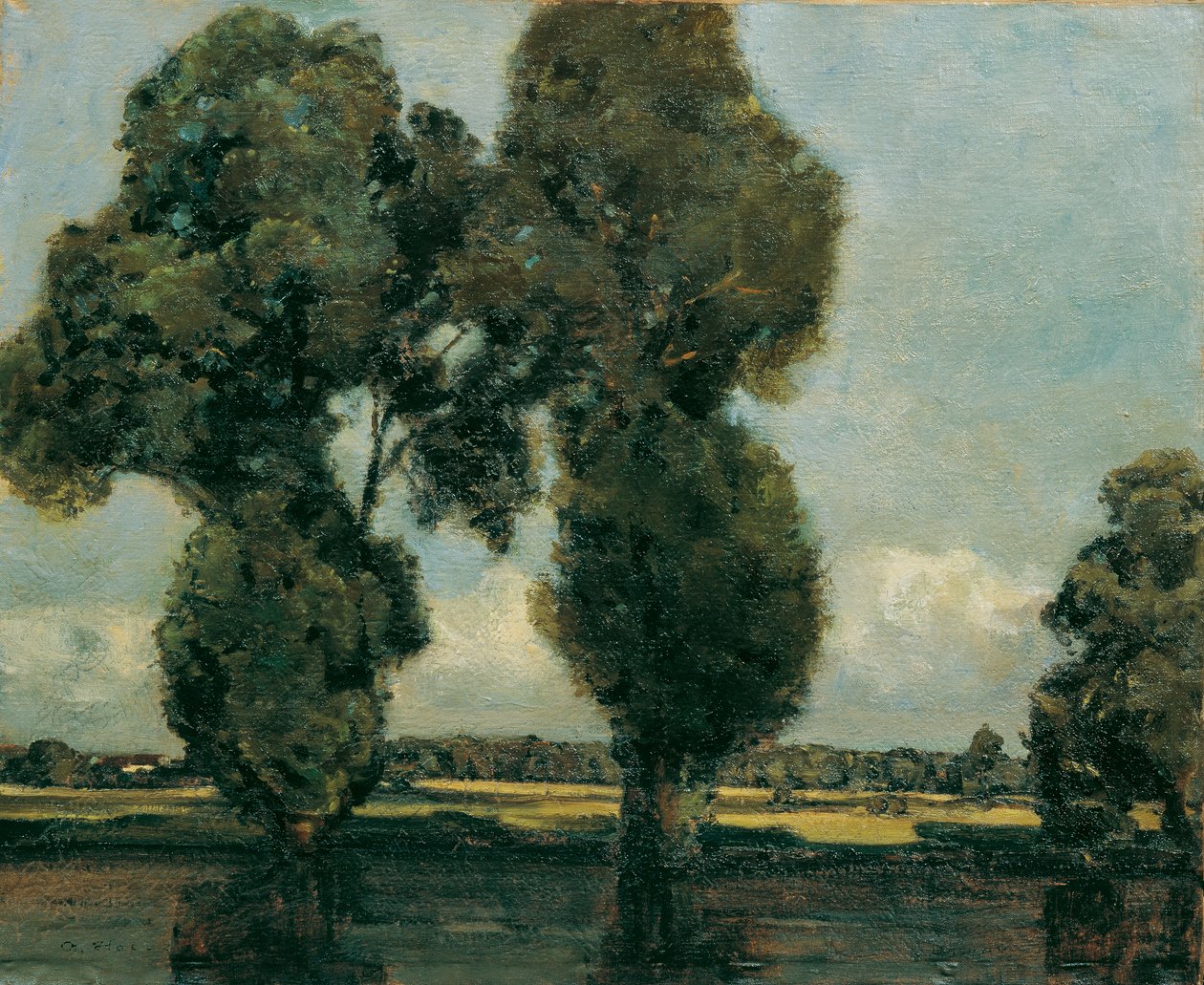 beyaz kavaklar by Adolf Holzel