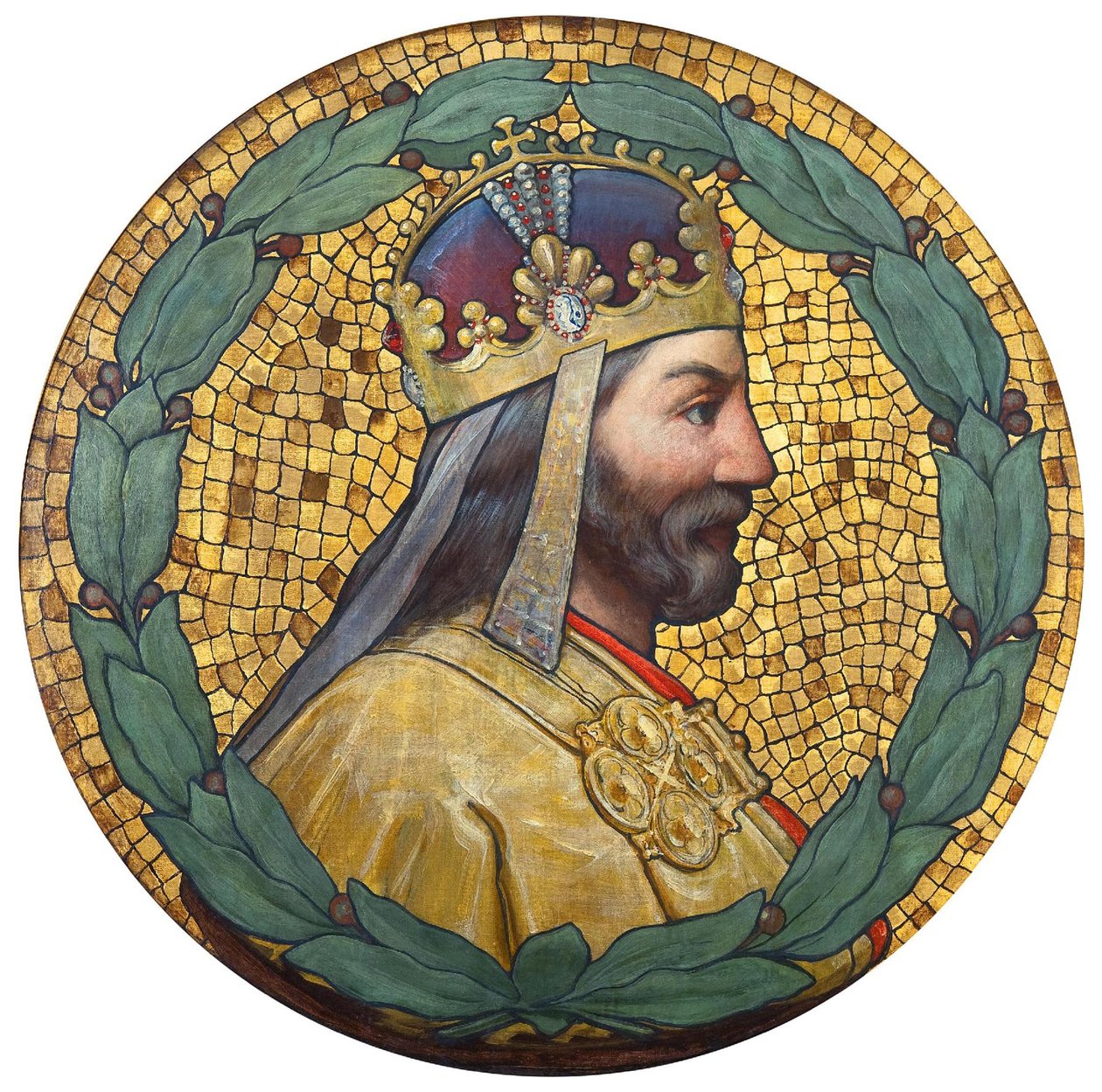 IV. Charles, 1900 by Adolf Liebscher