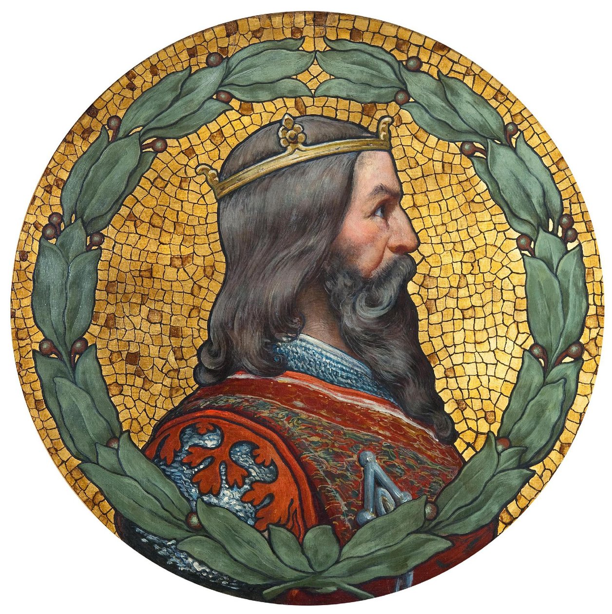 Bohemyalı John, 1900 by Adolf Liebscher