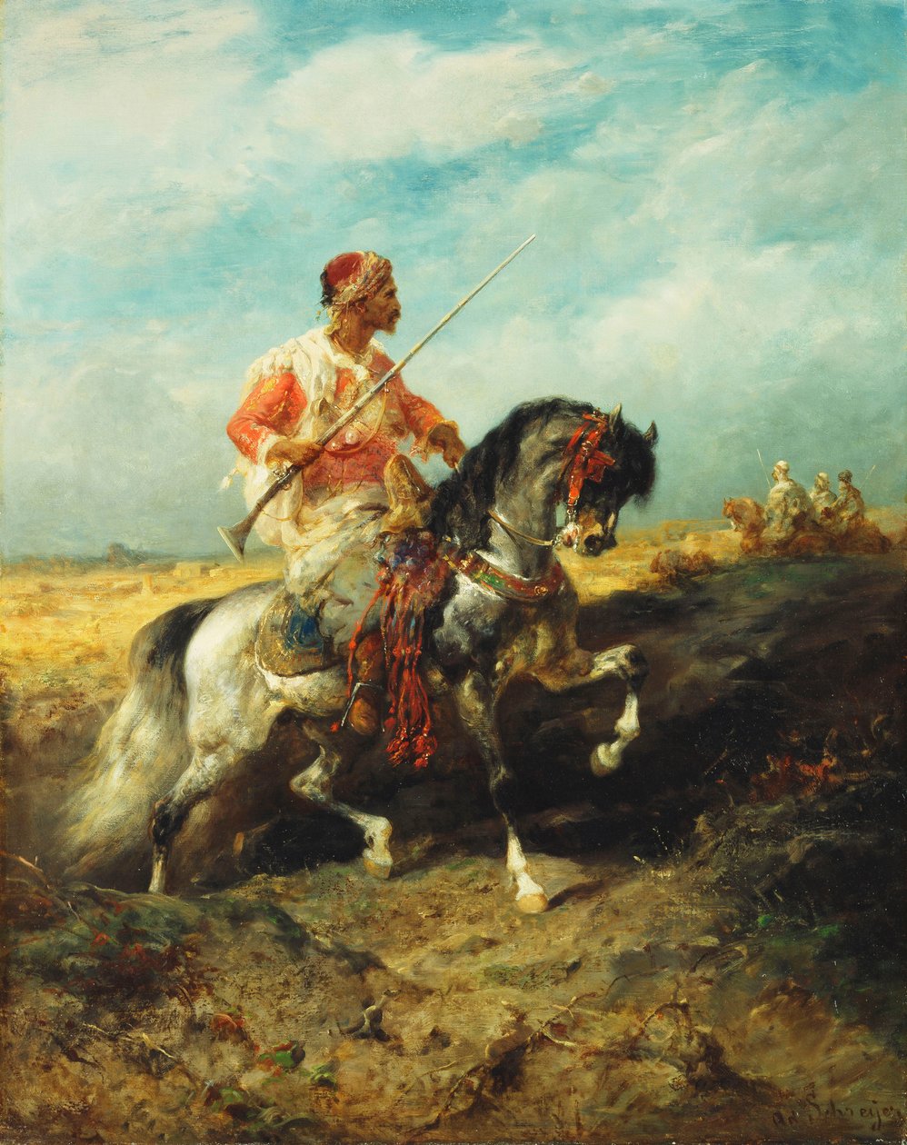 Arap atlısı, by Adolf Schreyer