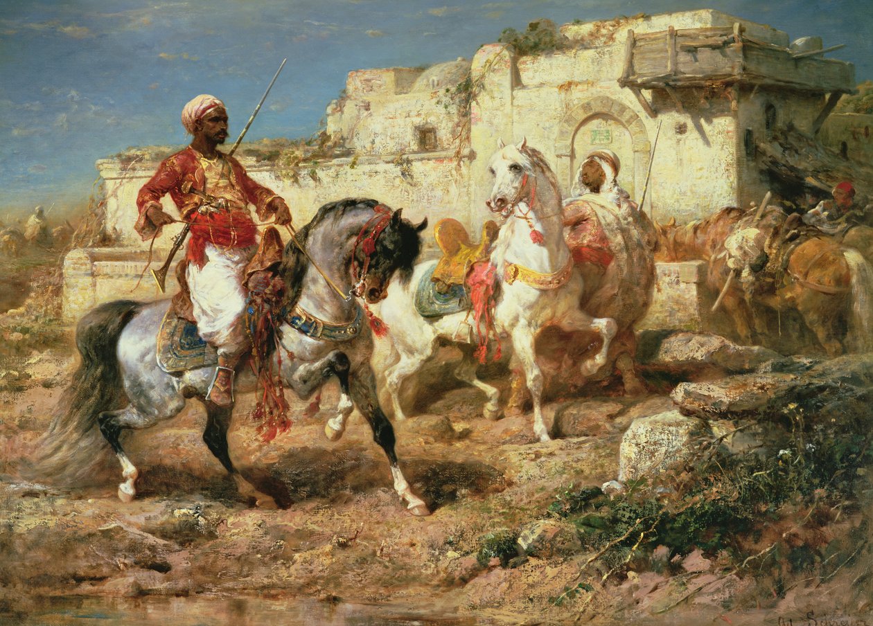 Arap Atlıları by Adolf Schreyer