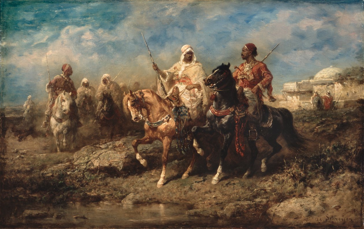 Araplar by Adolf Schreyer